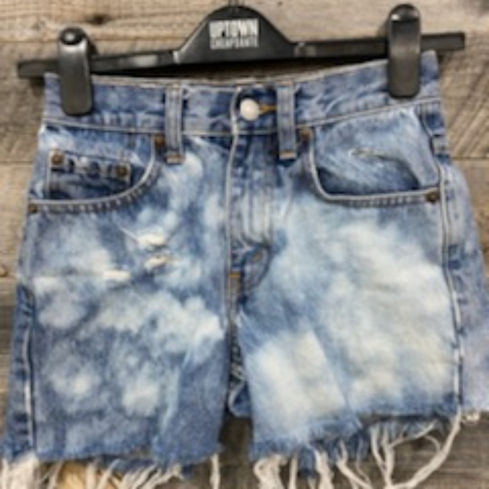 Levi's 550 Vintage Acid Wash High Waist Shorts